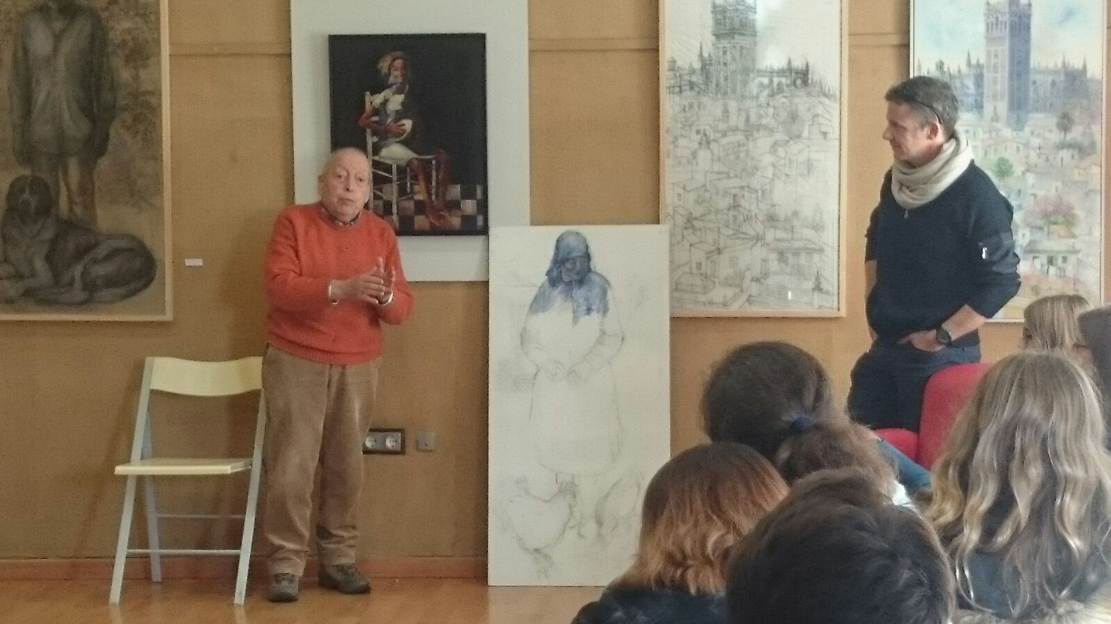 2°ESO visita la exposición de Paco Cuadrado en el Ateneo de Mairena